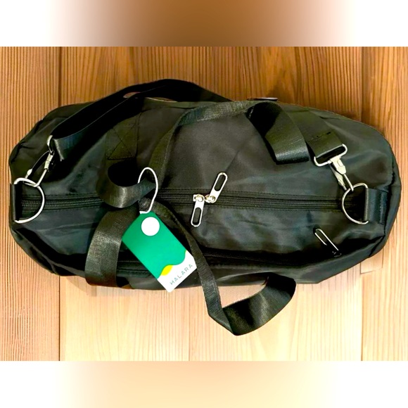 🏋️‍♀️HALARA🏋️‍♀️ 3~POCKET UNISEX DETACHABLE STRAP CROSSBODY GYM DUFFEL BAG - Picture 3 of 13